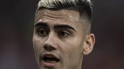 Andreas Pereira, ex-jogador do Flamengo, durante partida contra o Cuiaba no estadio Maracana pelo campeonato Brasileiro A 2021. Foto: Jorge Rodrigues/AGIF
