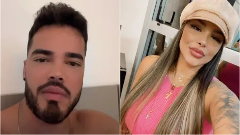 Fábio Gontijo e Jenny Brito – Foto 1: Instagram de Fábio. Foto 2: Instagram de Jenny.
