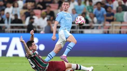 Phil Fodenem jogada do segundo gol do Manchester City. Francois Nel/Getty Images
