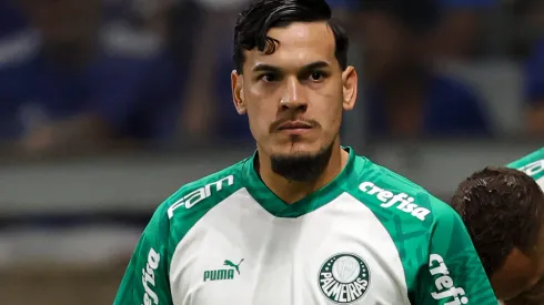 MG – BELO HORIZONTE – 06/12/2023 – BRASILEIRO A 2023, CRUZEIRO X PALMEIRAS – Gustavo Gomez jogador do Palmeiras durante aquecimento antes da partida contra o Cruzeiro no estadio Mineirao pelo campeonato Brasileiro A 2023. Foto: Gilson Lobo/AGIF
