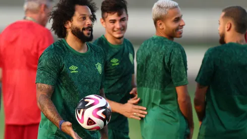 Elenco do Fluminense em treinamento no mundial de Clubes da Fifa. Foto: Francois Nel/Getty Images
