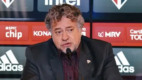 Foto: Rubens Chiri/São Paulo – Casares, presidente do São Paulo, manda recado para Caio Paulista
