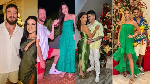 Celebridades 'desafiam' superstição ao usar verde no Natal – Foto: Instagram/Reprodução
