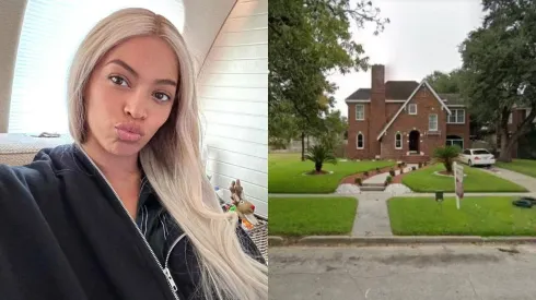 Casa de infância da Beyoncé pega fogo. Foto:Reprodução/Instagram – Beyoncé (imagem 1)/Reprodução/Twitter (Imagem 2)
