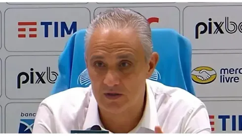 Foto: Reprodução/SporTV – Tite, técnico do Flamengo
