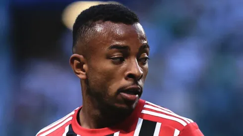 SP – Sao Paulo – 16/10/2022 – BRASILEIRO A 2022, PALMEIRAS X SAO PAULO – Welington jogador do Sao Paulo durante partida contra o Palmeiras no estadio Arena Allianz Parque pelo campeonato Brasileiro A 2022. Foto: Ettore Chiereguini/AGIF