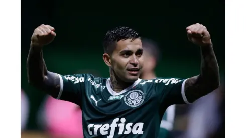 Foto: Alexandre Schneider/Getty Images – Dudu, atacante do Palmeiras
