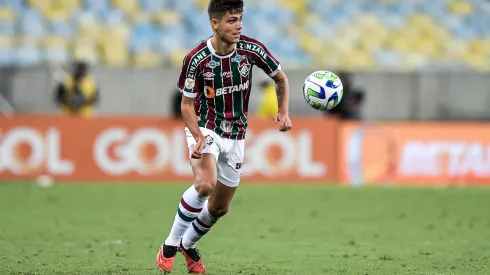 Giovanni Manson jogador do Fluminense durante partida contra o Coritiba no estadio Maracana pelo campeonato Brasileiro A 2023. Foto: Thiago Ribeiro/AGIF
