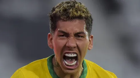 Foto: Thiago Ribeiro/AGIF – Firmino comemorando gol pela Seleção Brasileira na Copa América de 2021

