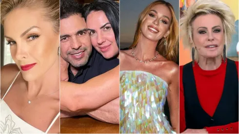 Ana Hickmann, Zezé e Graciele Lacerda, Marina Ruy Barbosa e Ana Maria Braga – Fotos: Instagram/Ana Hickmann,Instagram/ Graciele Lacerda, Instagram/Marina Ruy Barbosa e Reprodução/TV Globo 
