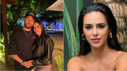 Foto 1: Neymar e Bruna – Reprodução à (esquerda) – Foto 2: Bruna à (direita) – Reprodução/ Instagram
