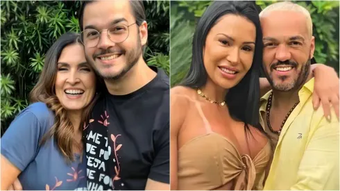 Sensitiva crava separação de famosos em 2024 – Foto 1: Reprodução/Instagram de Fátima Bernardes | Foto 2: Reprodução/Instagram de Belo 
