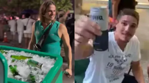 Daniel Erthal vende cerveja na rua; Rômulo Arantes Neto o encontrou – Foto: Instagram @erthalera
