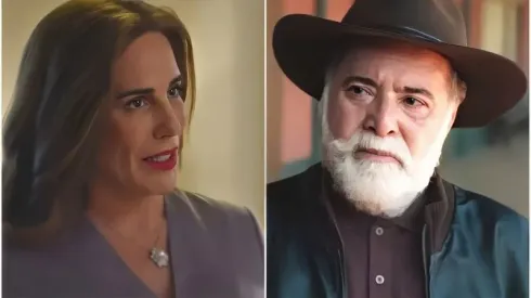 Irene e Antônio em Terra e Paixão – Reprodução/TV Globo
