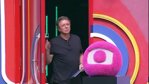 Boninho no estúdio da Globo – Foto: Reprodução/TV Globo
