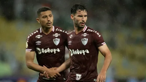 André e Martinelli, jogadores do Fluminense – Foto: Jorge Rodrigues/AGIF
