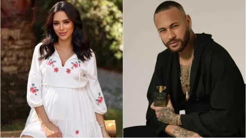 Bruna Biancardi (esquerda) e Neymar (direita) posam para a web – Foto 1: Instagram oficial de Bruna Biancardi. Foto 2: Instagram oficial de Neymar.
