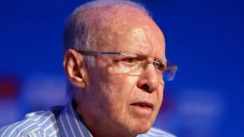 Foto: Clive Mason/Getty Images - Zagallo em evento para a Copa do Mundo de 2014, realizada no Brasil