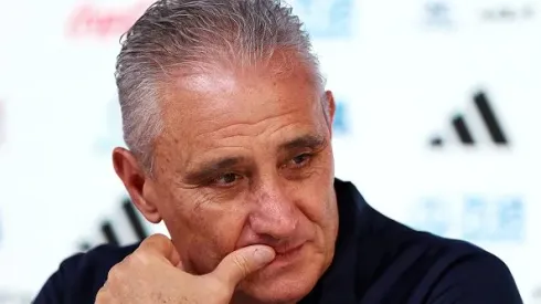 Foto: Mohamed Farag/Getty Images – Tite quando ainda dirigia a Seleção Brasileira
