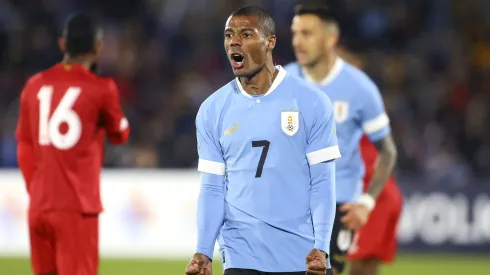Nicolás De La Cruz atuando na seleção uruguaia. Foto: Ernesto Ryan/Getty Images
