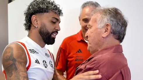 Zico fala sobre Gabigol no Flamengo. Foto: Marcelo Cortes /CRF