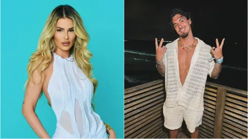 Yasmin Brunet fala sobre Gabriel Medina – Foto 1: Instagram de Yasmin Brunet. Foto 2: Instagram de Gabriel Medina.
