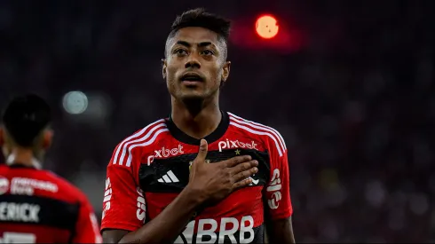 Flamengo acertou a renovação de Bruno Henrique. Foto: Thiago Ribeiro/AGIF

