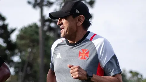 Ramón Díaz em pré temporada pelo Vasco. Foto: Leandro Amorim/Vasco
