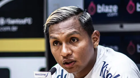 Morelos no Santos. Foto: Raul Baretta/ SantosFC.