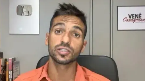 Foto: Reprodução/Canal do Venê Casagrande - Jornalista traz quentinha sobre negociação do Cruzeiro com o Coritiba