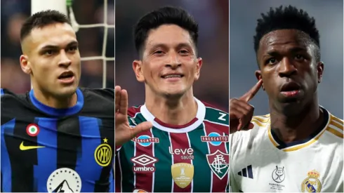 Lautaro, Cano e Vini Jr. Foto: Getty Images
