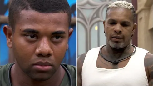 Foto 1: Davi à (esquerda) – Foto 2: Rodriguinho à (direita) – Reprodução/ Rede Globo
