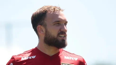 A rápida passagem de Willian Farias pelo São Paulo. Foto: Marcello Zambrana/AGIF