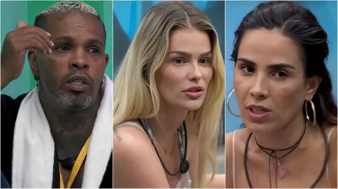 Rodriguinho diz que Yasmin Brunet e Wanessa Camargo estão "perdidas" no jogo – Fotos: Reprodução/Globo
