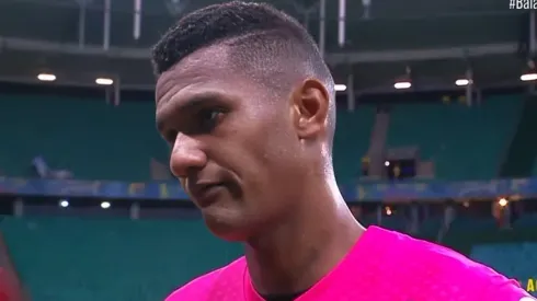 Adriel, goleiro do Bahia, emprestado pelo Grêmio – Foto: Reprodução YouTube – TV BAHÊA
