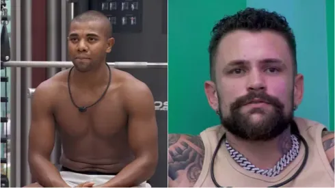 Davi e Vinicius no BBB 24. Fotos: Reprodução/Globo