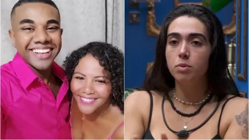 Foto 1: Davi e Mani Reggo à (esquerda) –  Reprodução/ Instagram – Foto 2: Giovanna à (esquerda) – Reprodução/ Rede Globo
