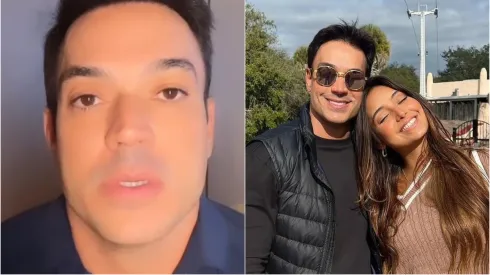 Registro do vídeo gravado por Alisson Ramalho para falar sobre a filha e uma foto dele com Vanessa Lopes – Fotos: Instagram/Alisson Ramalho e Instagram/Vanessa Lopes
