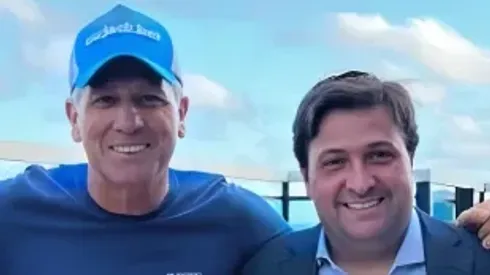 Alberto Guerra, presidente, e Renato Gaúcho, treinador do Grêmio - Foto: Divulgação/Grêmio