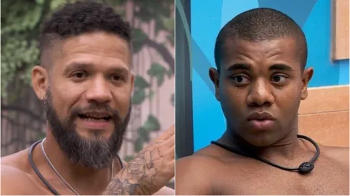 Juninho (esquerda) e Davi (direita) – Fotos: Reprodução/Globo
