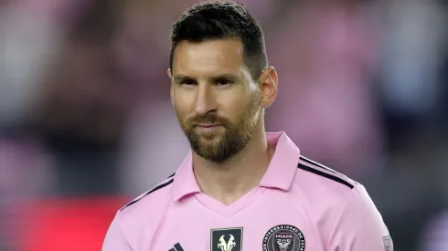 Messi com a camisa do Inter Miami – Foto: Megan Briggs/Getty Images
