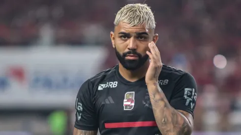 Gabi jogador do Flamengo durante partida contra o Sampaio Correa no estadio Mangueirao pelo campeonato Carioca 2024. Foto: Fernando Torres/AGIF
