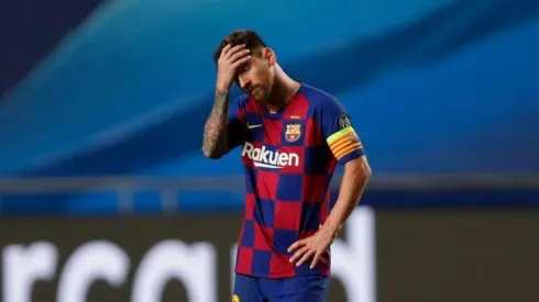 Messi no Barcelona. Manu Fernandez/Pool via Getty Images
