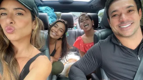 Vanessa Lopes e a família – Foto: Instagram/Alisson Ramalho
