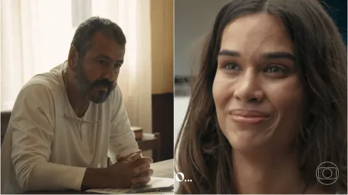 Inocêncio toma atitude após se deitar com Mariana e surpreende. Reprodução: TV Globo.
