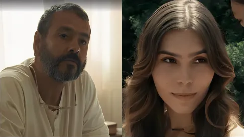 José Inocêncio e Buba no remake de Renascer – Fotos: Reprodução/Rede Globo.
