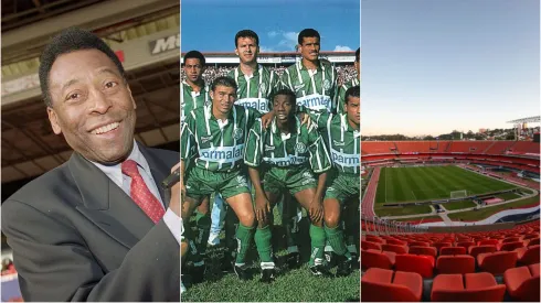 10 curiosidades sobre o Paulistão_ Pelé, Palmeiras e Morumbi. Foto: Getty Images; Divulgação/Palmeiras
