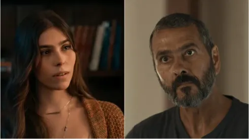 Inocêncio reage após descobrir verdade sobre Buba e transexualidade. Reprodução: TV Globo.
