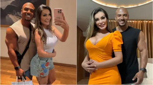 Andressa se declara a namorado, Lucas Ferraz.  Reprodução: Instagram/Andressa Urach.
