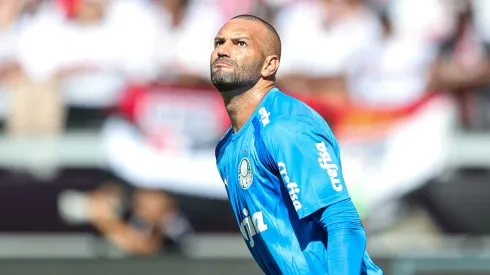 MG – BELO HORIZONTE – 04/02/2024 – SUPERCOPA 2024, PALMEIRAS X SAO PAULO – Weverton jogador do Palmeiras durante aquecimento antes da partida contra o Sao Paulo no estadio Mineirao pelo campeonato Supercopa 2024. Foto: Gilson Lobo/AGIF
